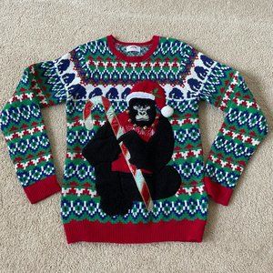 Christmas Harambe Ugly Sweater
